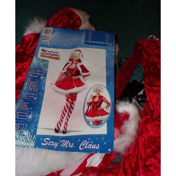 California Costumes Sexy Mrs. Claus Women's Christmas  Costume adult, XS - Picture 5 of 5